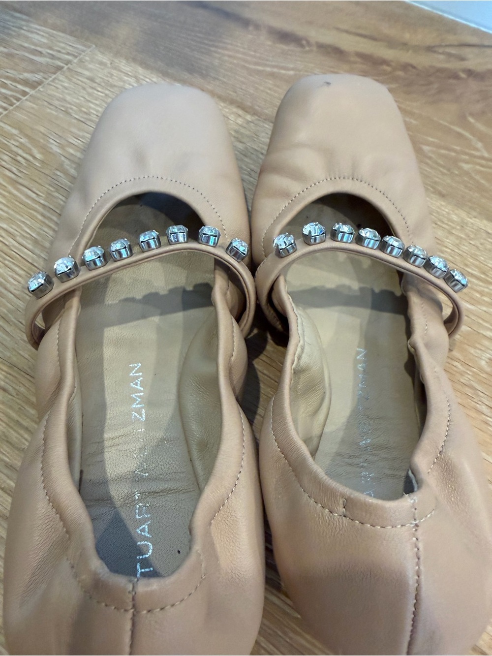 Stuart Weitzman • Goldie Nude Heels - Picture 9 of 13